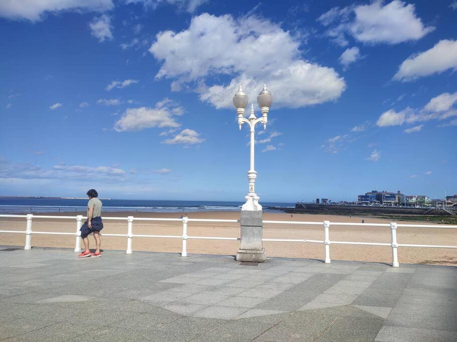 178A Mar De Gijon Apto Con Vistas Gijón Exterior foto